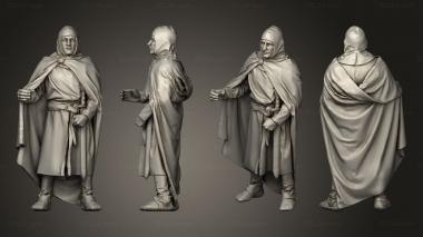 Military figurines Christian Guards Guard 3d model
