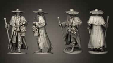 Military figurines Church Servant 3d model