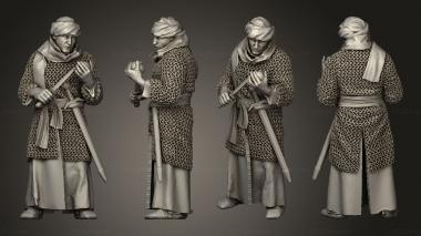 Military figurines Cid Battle Council Andalusian Fol 3d model