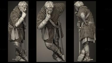 Military figurines Cid Battle Council Pedro Vermudez Planning 3d model