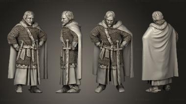 Military figurines Cid Battle Council Rey Pedro Planning 3d model