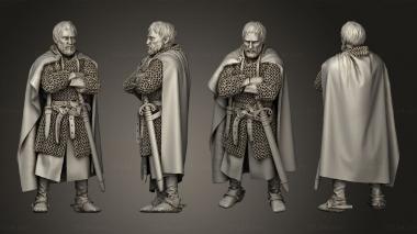 Military figurines Cid Battle Council Rodrigo Diaz Planning 3d model