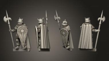 Military figurines Citadel Guard 3d model
