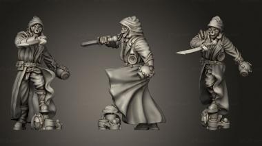 Military figurines Citizens Raven 3d model