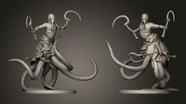 Military figurines Fear Reaper Attacking 3d model