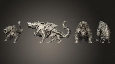 Military figurines Artillery 1 Heavy Cannon 3d model