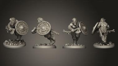 Military figurines Asgard Rising 02 3d model