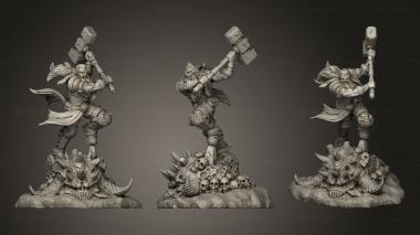 Military figurines Cleric 3d model