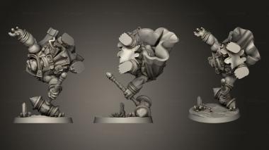 Military figurines Cleric turtle 3d model