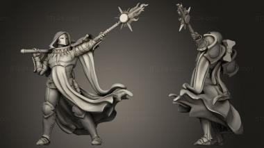 Military figurines Cleric 3d model
