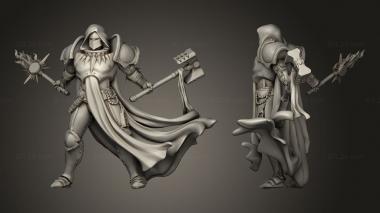 Military figurines Cleric 3d model