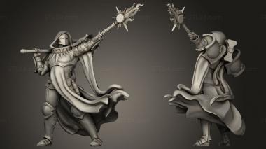 Military figurines Cleric 3d model