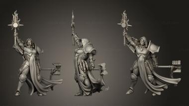 Military figurines Cleric 3d model