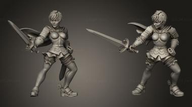 Military figurines Cleto 3d model