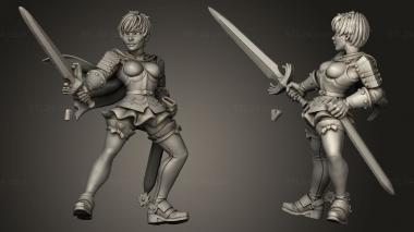 Military figurines Cleto 3d model