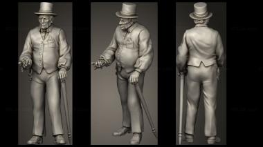 Military figurines Clock Monster 3d model
