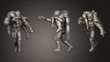 Military figurines Clone Medic Heroic 3d model