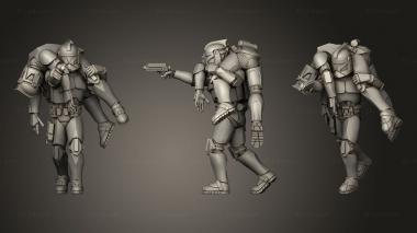 Military figurines Clone Medic Heroic 3d model