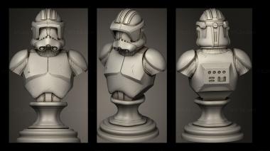 Military figurines Clone Troopers ARF 3d model