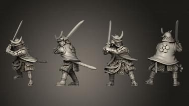 Military figurines Asian Adventures 14 Shogun 3d model