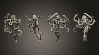 Military figurines Asian Adventures 15 Kali Goddess 3d model