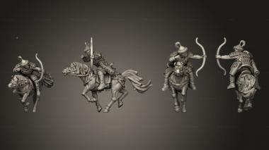 Military figurines Asian Adventures MMA Horse 01 002 3d model