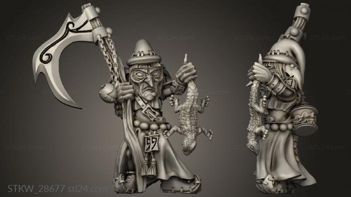 Military figurines (the Goblin, STKW_28677) 3D models for cnc