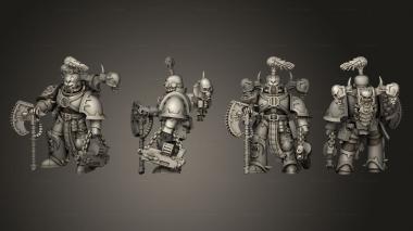 Military figurines Warrior 3d model