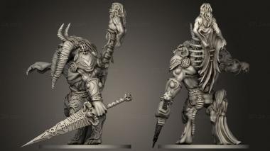 Military figurines Tyr the Beast mirrored 3d model