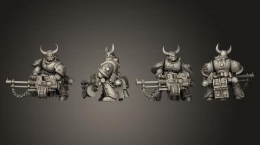 Military figurines Warrior 3d model