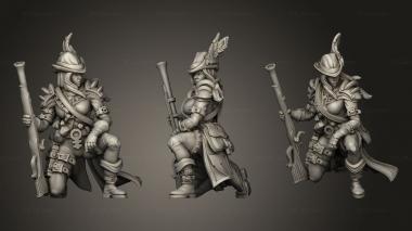 Military figurines Cordiathe Emperor Jaeger Shooter Cordia the Emperors 3d model