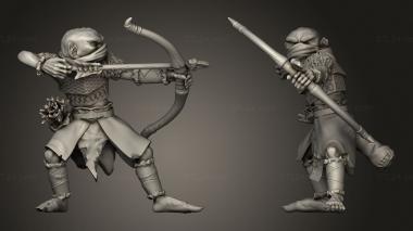 Military figurines Core Goblin Archer 3d model