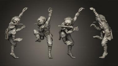 Military figurines Core Goblin Climber 3d model