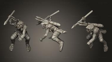 Military figurines Core Goblin Rider 3d model
