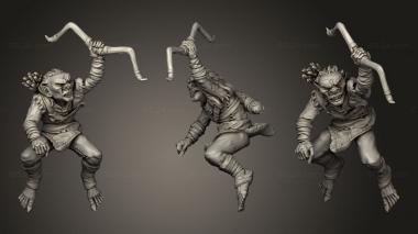 Military figurines Core Goblin Rider 3d model