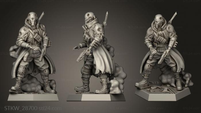 Military figurines (Core Robotic Envoy SN, STKW_28700) 3D models for cnc