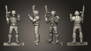 Military figurines Corp Sec ESP 3d model