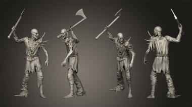 Military figurines Corrupt Villager Axe 3d model