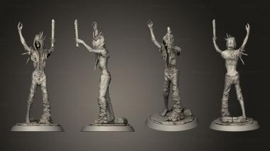 Military figurines Corrupt Villager Torch Mutant 3d model