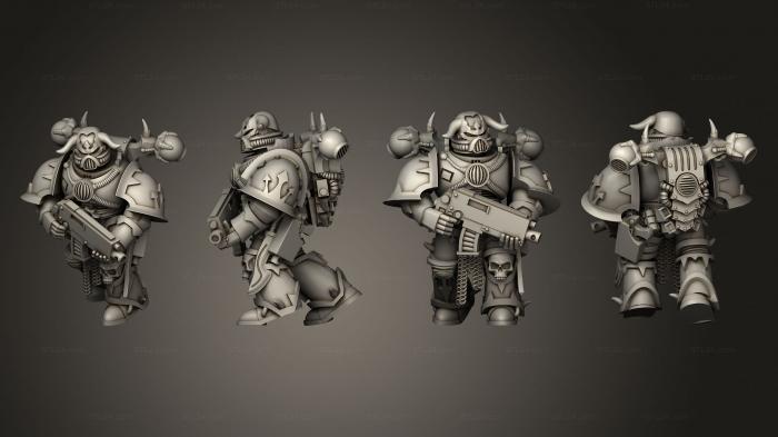 Military figurines (Aspiring Arm L alternative fixed 005, STKW_2872) 3D models for cnc