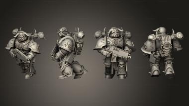 Military figurines Aspiring Arm L alternative fixed 005 3d model