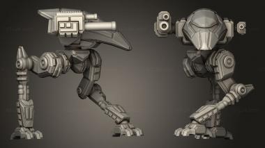 Military figurines Corvid 3d model