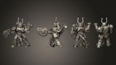 Military figurines Warrior 3d model