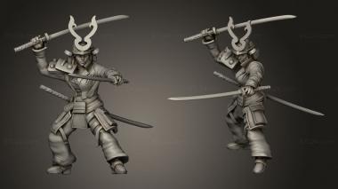 Military figurines Corvid d run 3d model