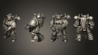 Military figurines Warrior 3d model
