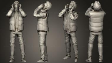 Military figurines Court House Marty 3d model
