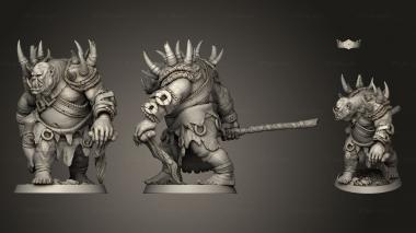Military figurines Creature Ogre 3d model