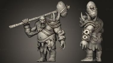 Military figurines Creature Ogre 3d model