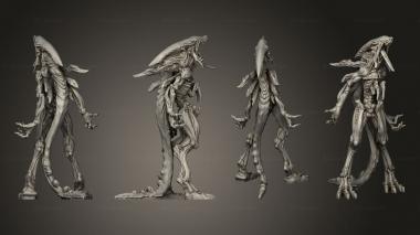 Military figurines Creatures from behind the veil Void Hunter Workers 3d model