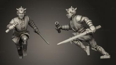 Military figurines Criminal Leader blade 3d model